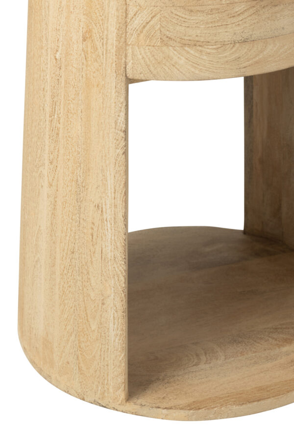 Nachtkastje Drawn Mangohout J-line Beige