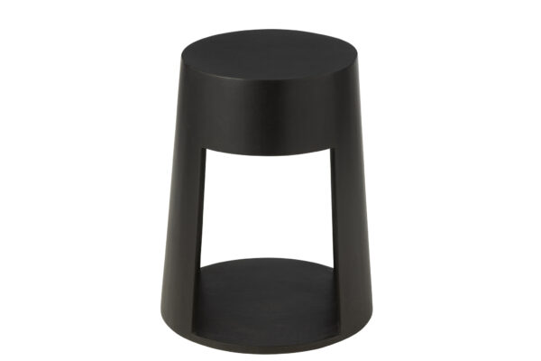 Nachtkastje Drawn Mangohout J-line Zwart