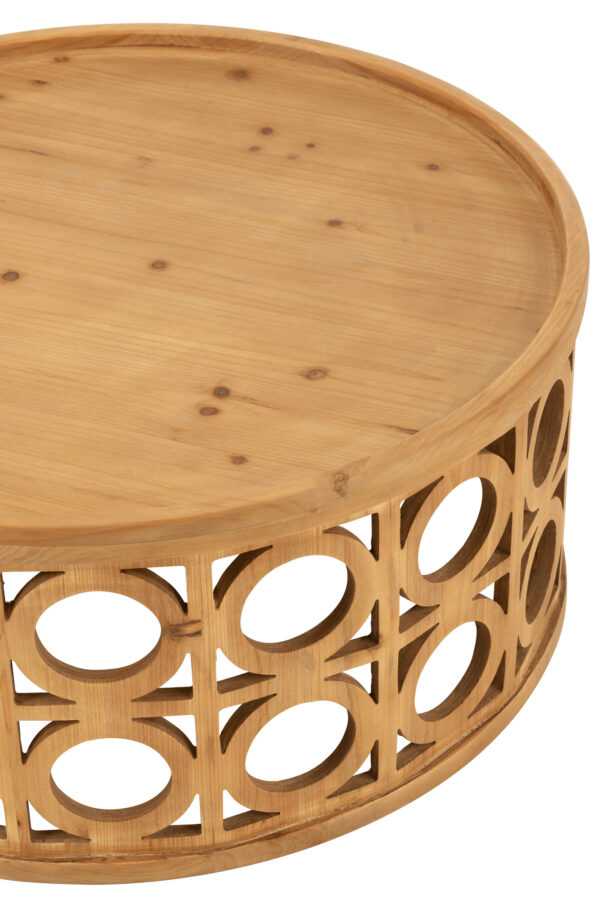 Salontafel Cato J-line Lichtbruin