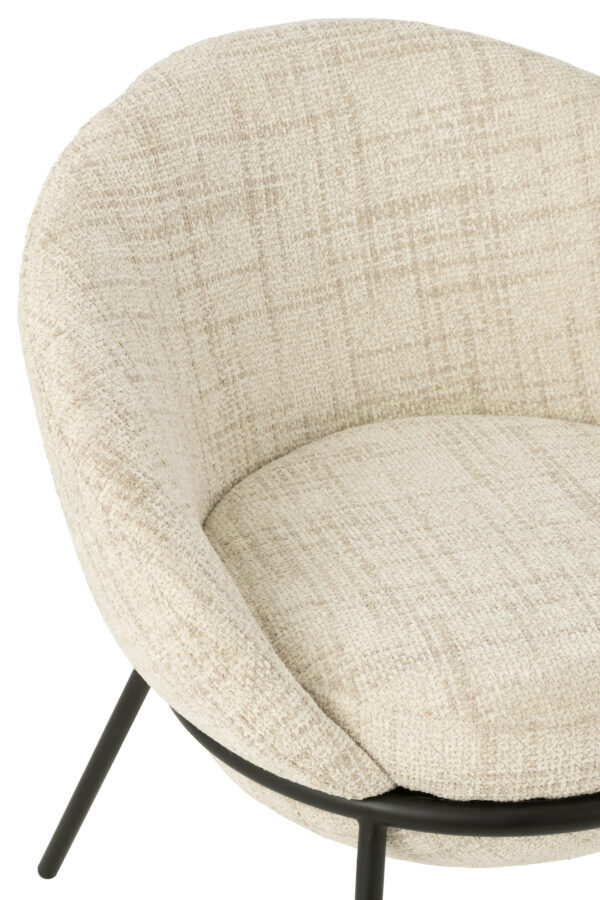 Stoel Esmeralda Beige J-line