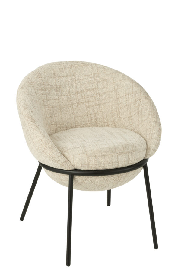 Stoel Esmeralda Beige J-line