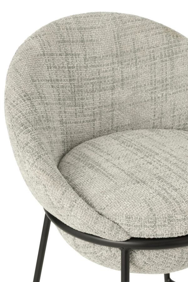 Barkruk Esmeralda Lichtgrijs J-line