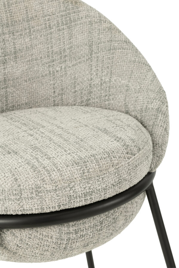 Barkruk Esmeralda Lichtgrijs J-line