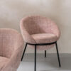 Stoel Esmeralda poederroze J-line