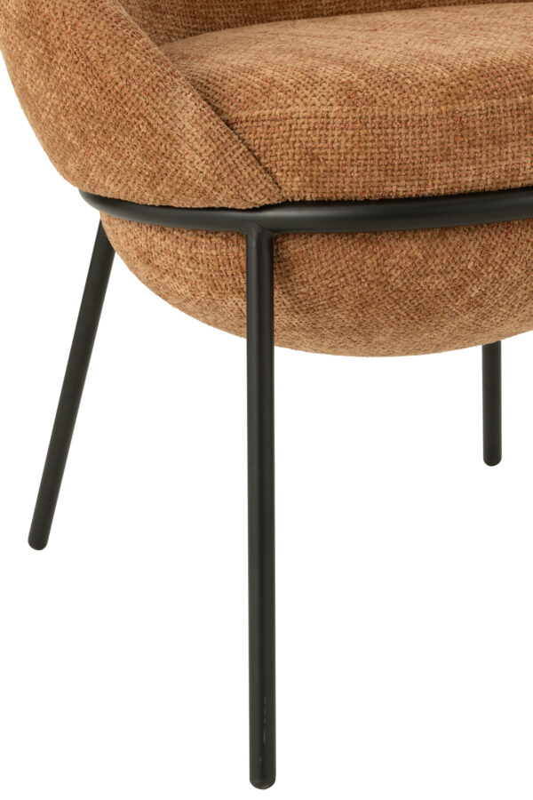 Stoel Esmeralda Terracotta J-line