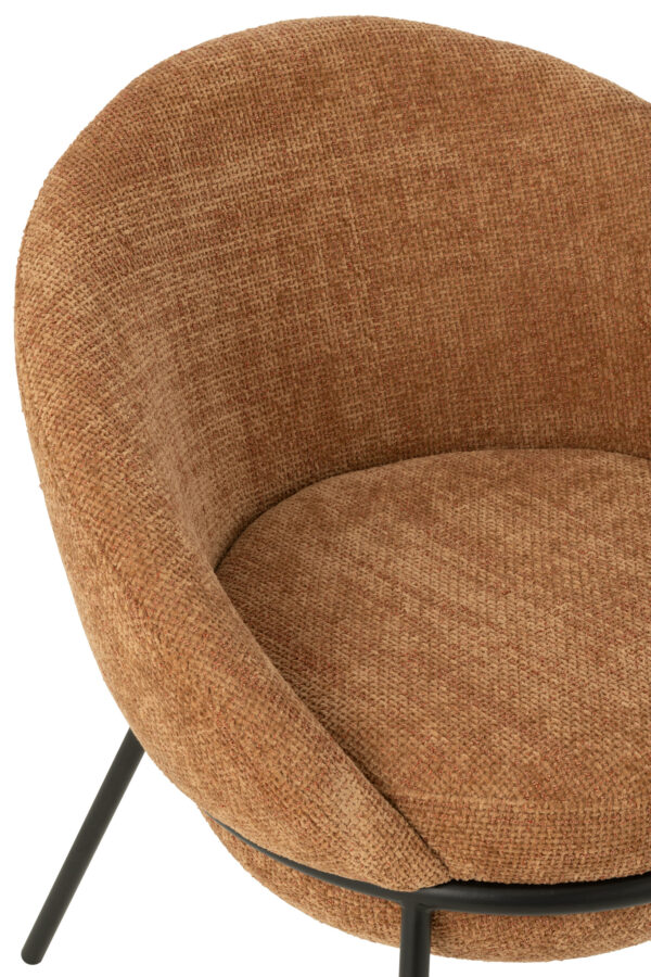 Stoel Esmeralda Terracotta J-line