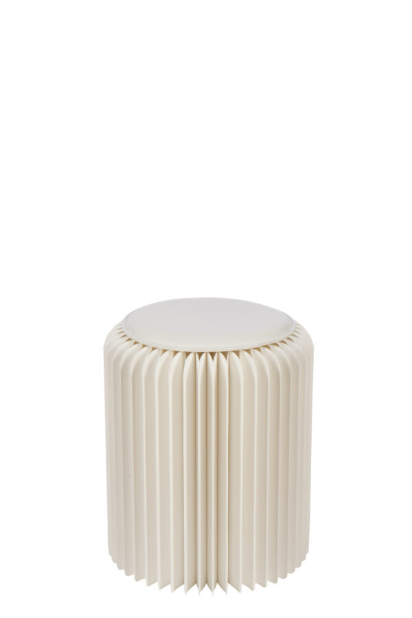 56756-6.jpg Opvouwbare Poef Off-white | J-line
