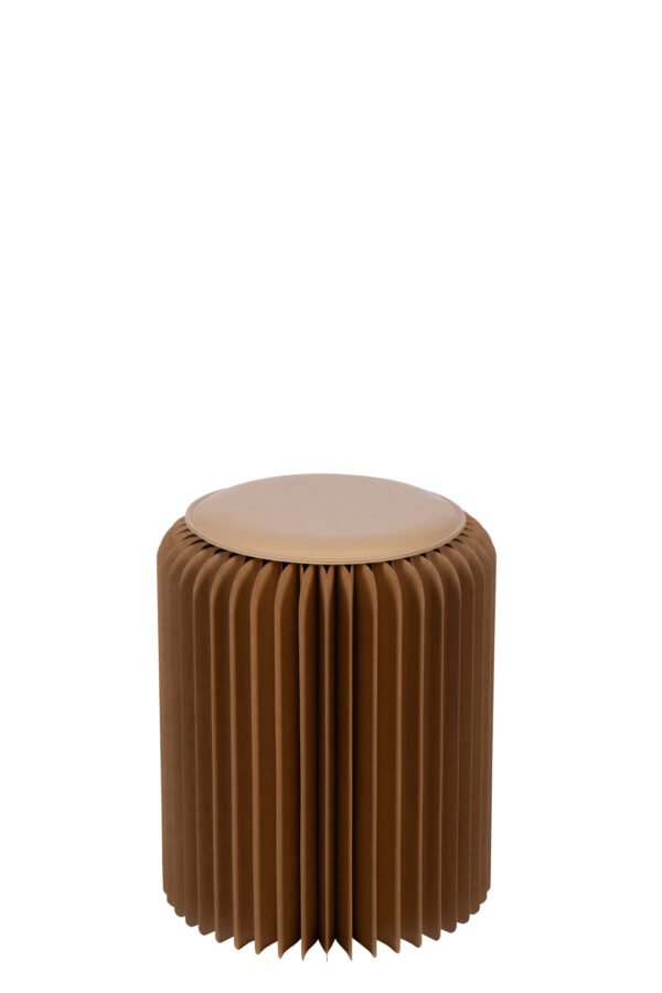 56757-6.jpg Opvouwbare Poef Bruin | J-line