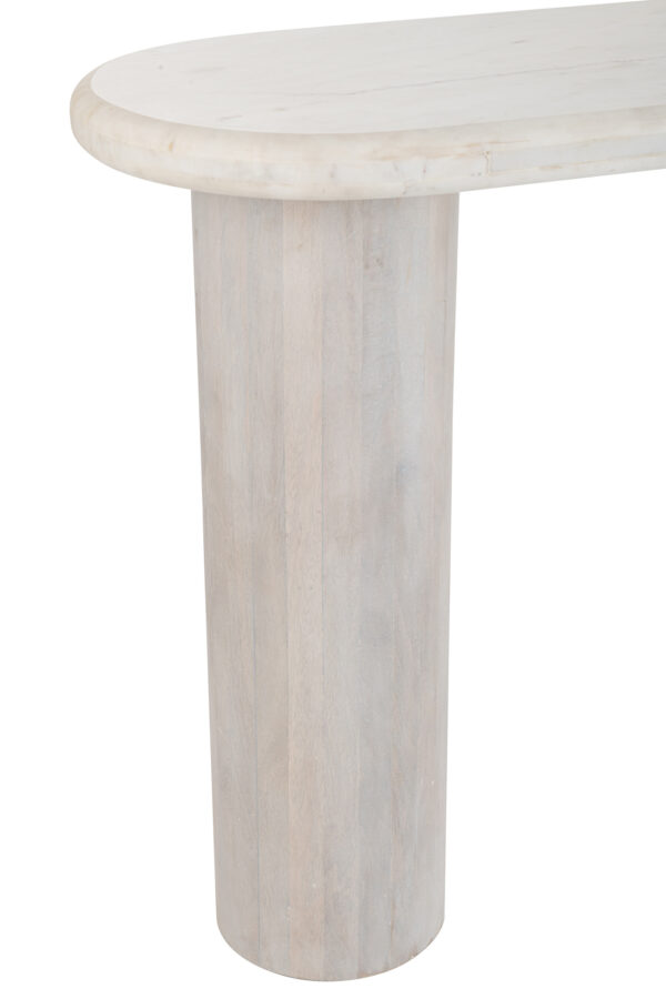 Marmeren Console Off-White J-line