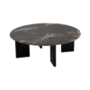 60886 Zwarte Marmeren Koffietafel Mathilde Zwarte Marmeren Koffietafel Mathilde