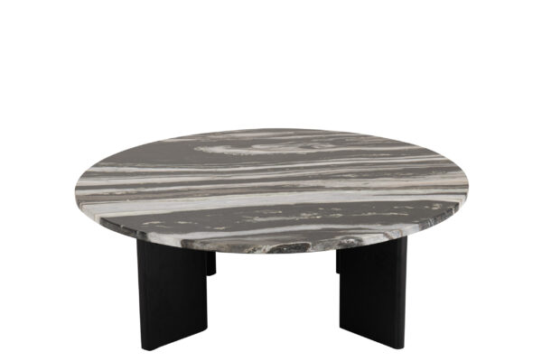 Salontafel Mathilde Marmer Zwart/Grijs