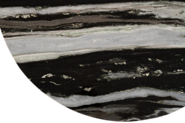 60889-5 Salontafel Mathilde Marmer Zwart/Grijs