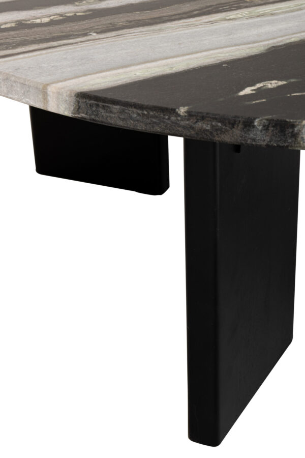 Salontafel Mathilde Marmer Zwart/Grijs