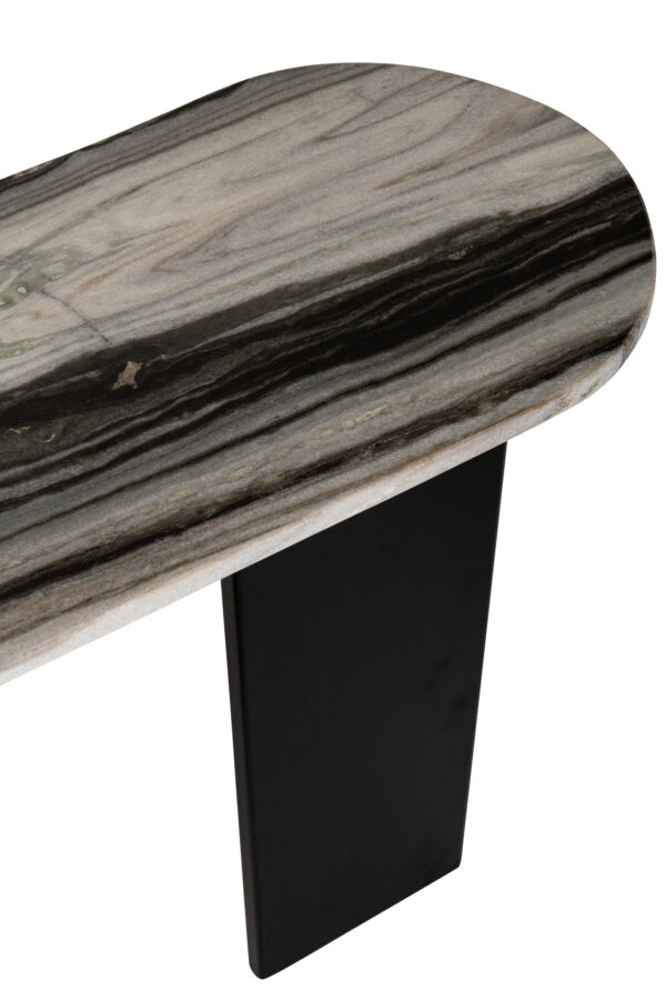 Zwart/Grijze Marmeren Console Mathilde J-line