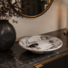 Decoratieve Schaal Terracotta zwart/wit