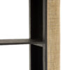 Wandkast Molly Exotisch Hout/Rotan Zwart J-line