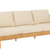 3-zitsbank Elise incl. kussen naturel/wit J-line