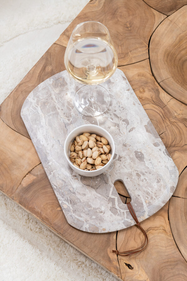 Beige Marmeren Serveerplank J-line Medium
