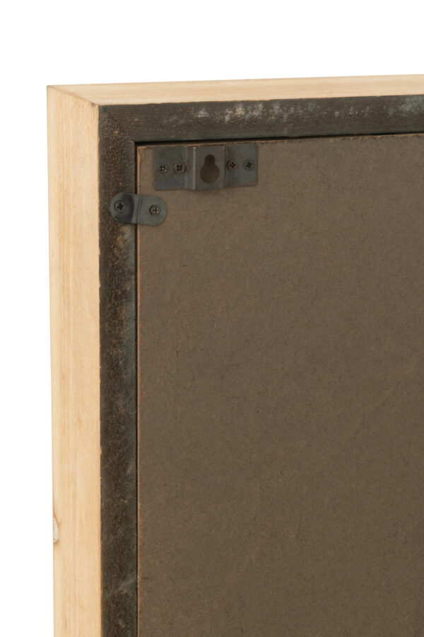 Wandklok Square Large Naturel J-line