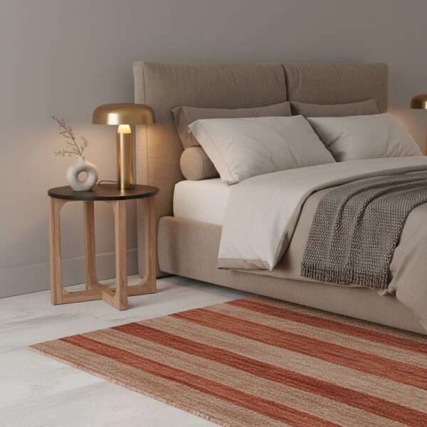 Ronde Marmeren Bijzettafel - Zwart