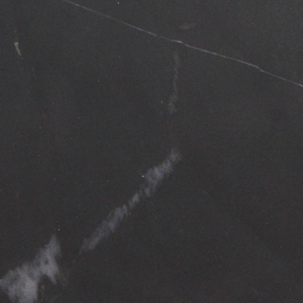 Ronde Marmeren Bijzettafel - Zwart