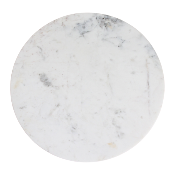 TAST00151-3.png Ronde Marmeren Bijzettafel - Wit