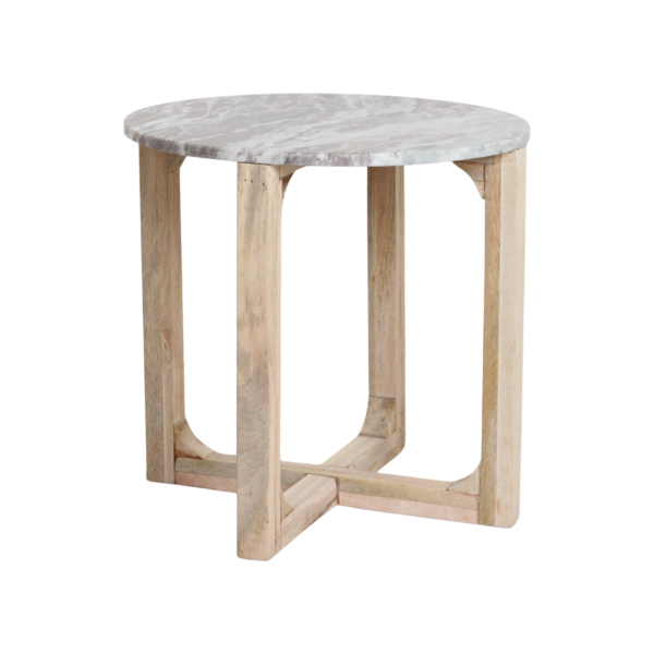Marmeren Bijzettafel Fantasy Bruin - Raw Materials
