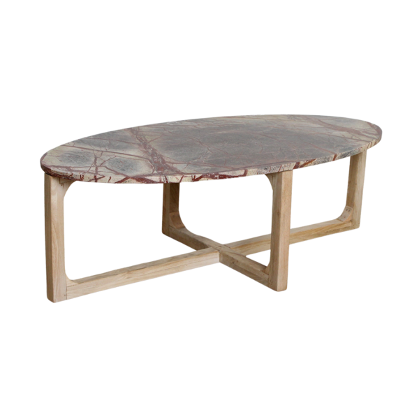 Ovale Marmeren Salontafel - Earthy