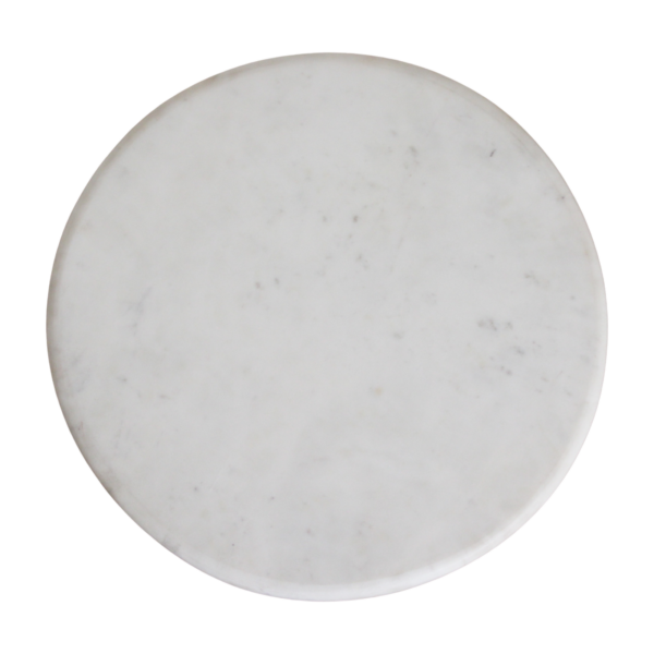 Kuching Marmeren Bijzettafel - Wit