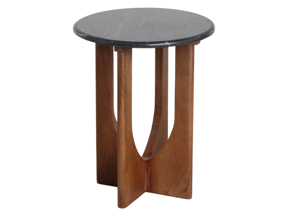 TAST00181-0.png Brunei Marmeren Bijzettafel - Zwart