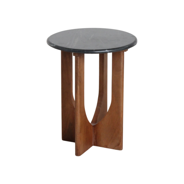 TAST00181-0.png Brunei Marmeren Bijzettafel - Zwart