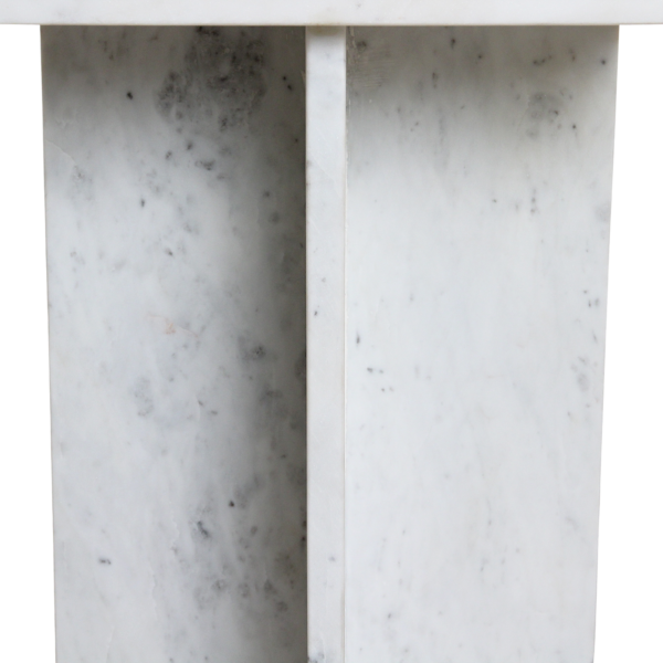 Beijing Marmeren Bijzettafel - Wit