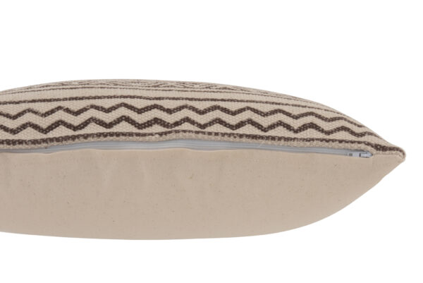 Kussen Triangel Bruin/Beige J-line