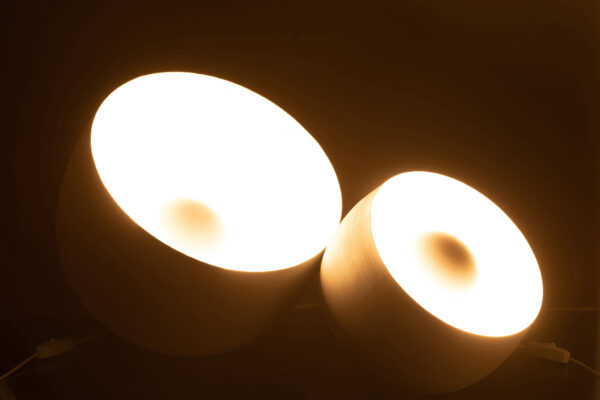 Lamp Rond Metaal Wit Groot J-line