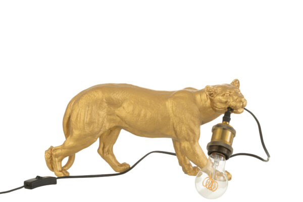 Tafellamp PUMA goud J-line