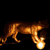 Tafellamp PUMA goud J-line