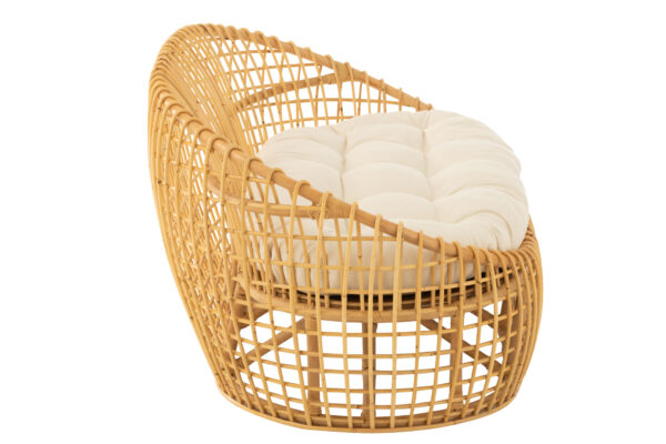 Loungebank Lise + kussen Beige