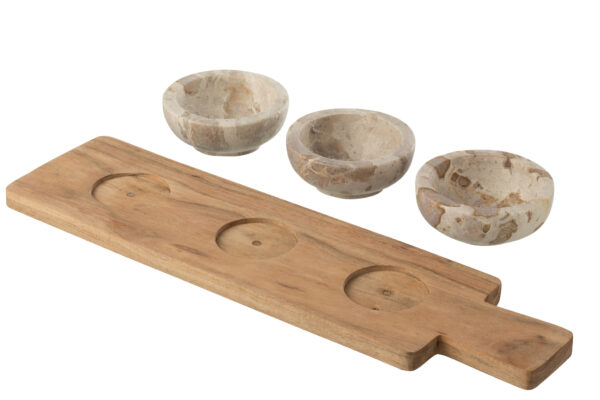 59018-0.jpg Beige Marmeren Schaaltjes Op Dienblad