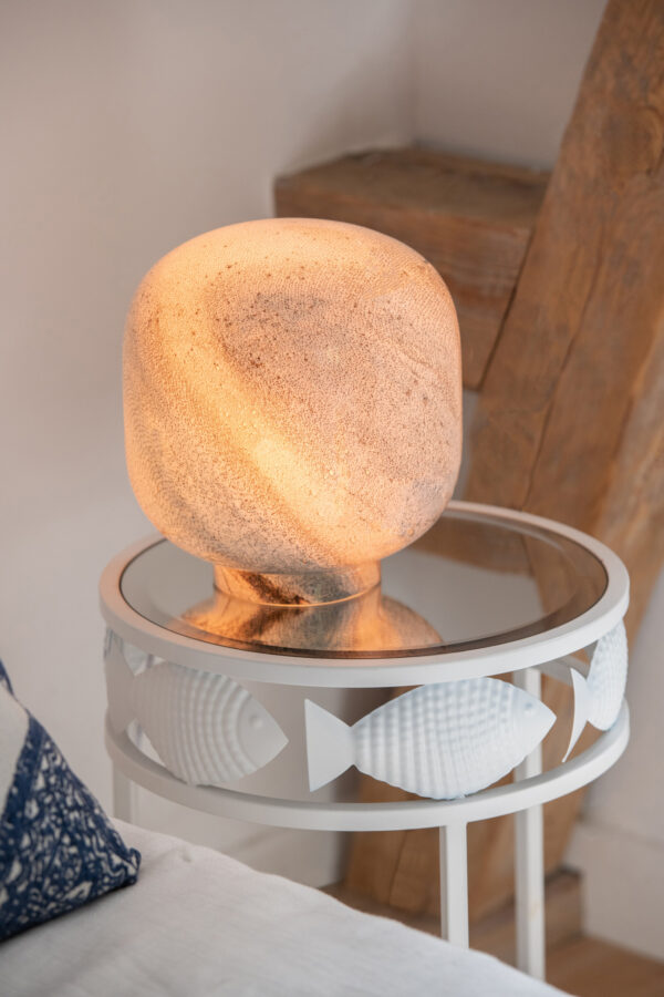 Tafellamp Bo Wit/Blauw Small