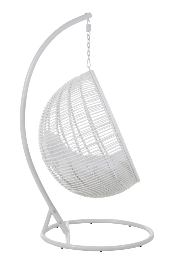 Witte Ronde Hangstoel - J-line
