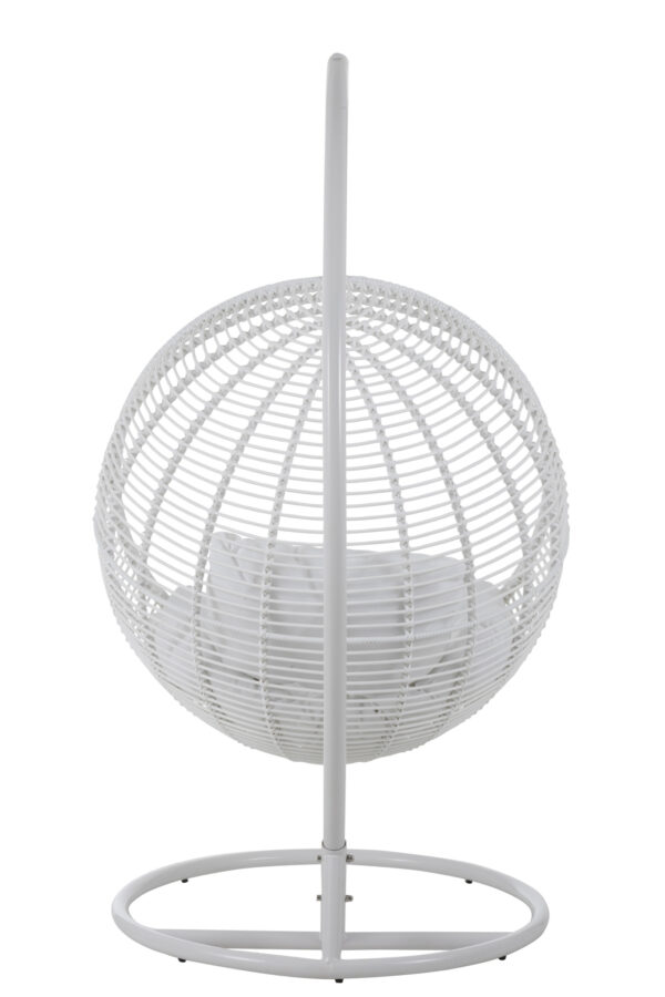 Witte Ronde Hangstoel - J-line