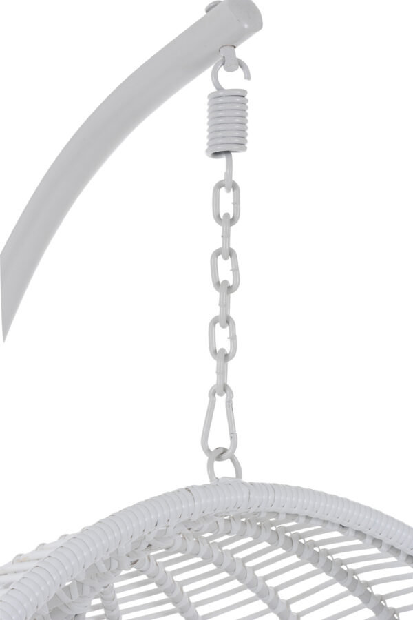 Witte Ronde Hangstoel - J-line