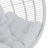 Witte Ronde Hangstoel - J-line
