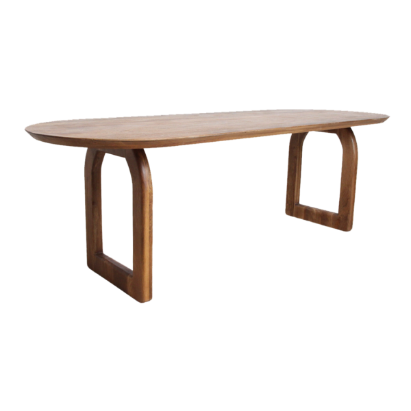 Eettafel Bullnose - 180 - Open Onderstel