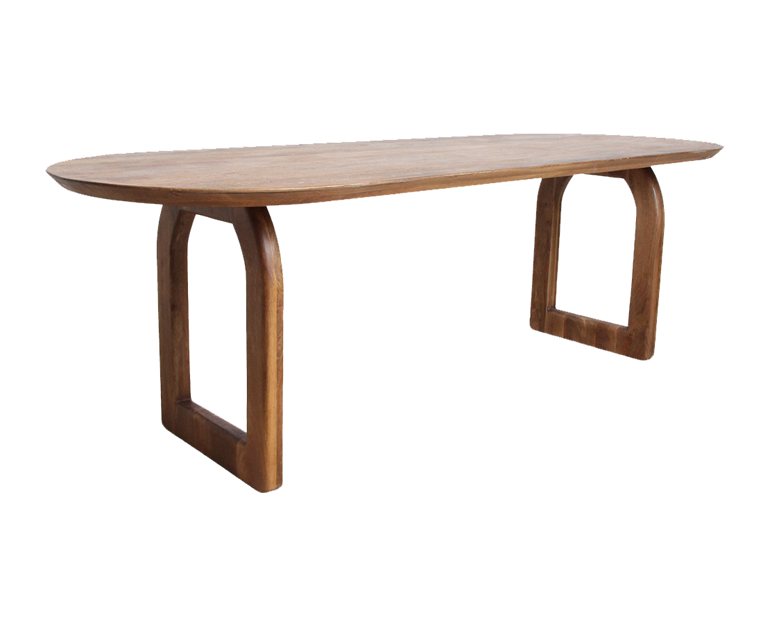 Eettafel Bullnose - 200 cm - Open Onderstel