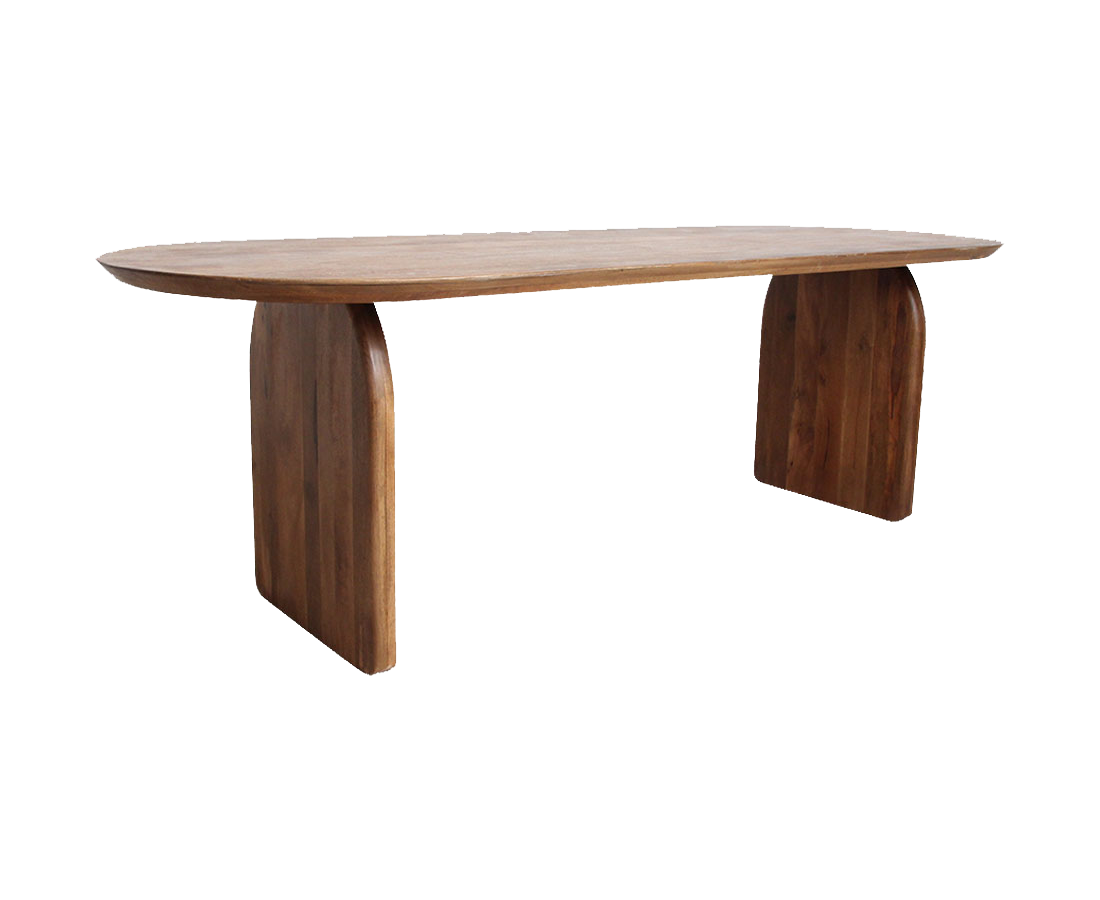 Eettafel Bullnose - 240 - Gesloten Onderstel