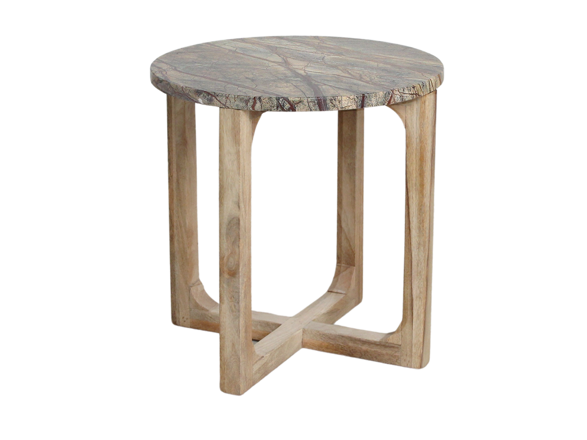 Marmeren Bijzettafel Earthy