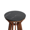 Sabah marmeren bijzettafel - zwart