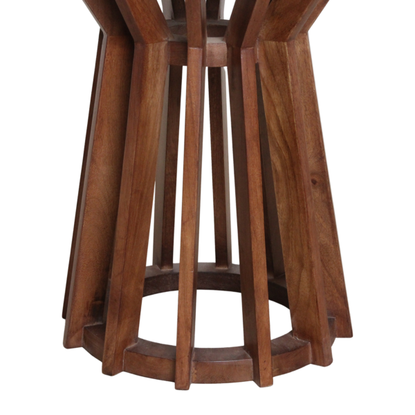 Sabah marmeren bijzettafel - zwart