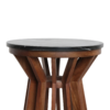 Sabah marmeren bijzettafel - zwart